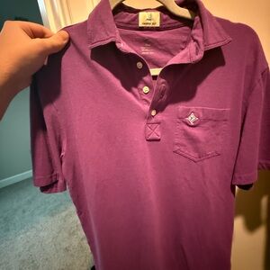 johnnie-O Purple Polo Shirt for Men